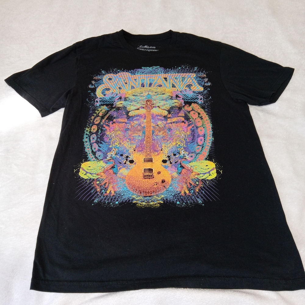Santana "Spiritual Soul" T-Shirt Collective Consciousness Awakening Sz M Trippy - Picture 6 of 12